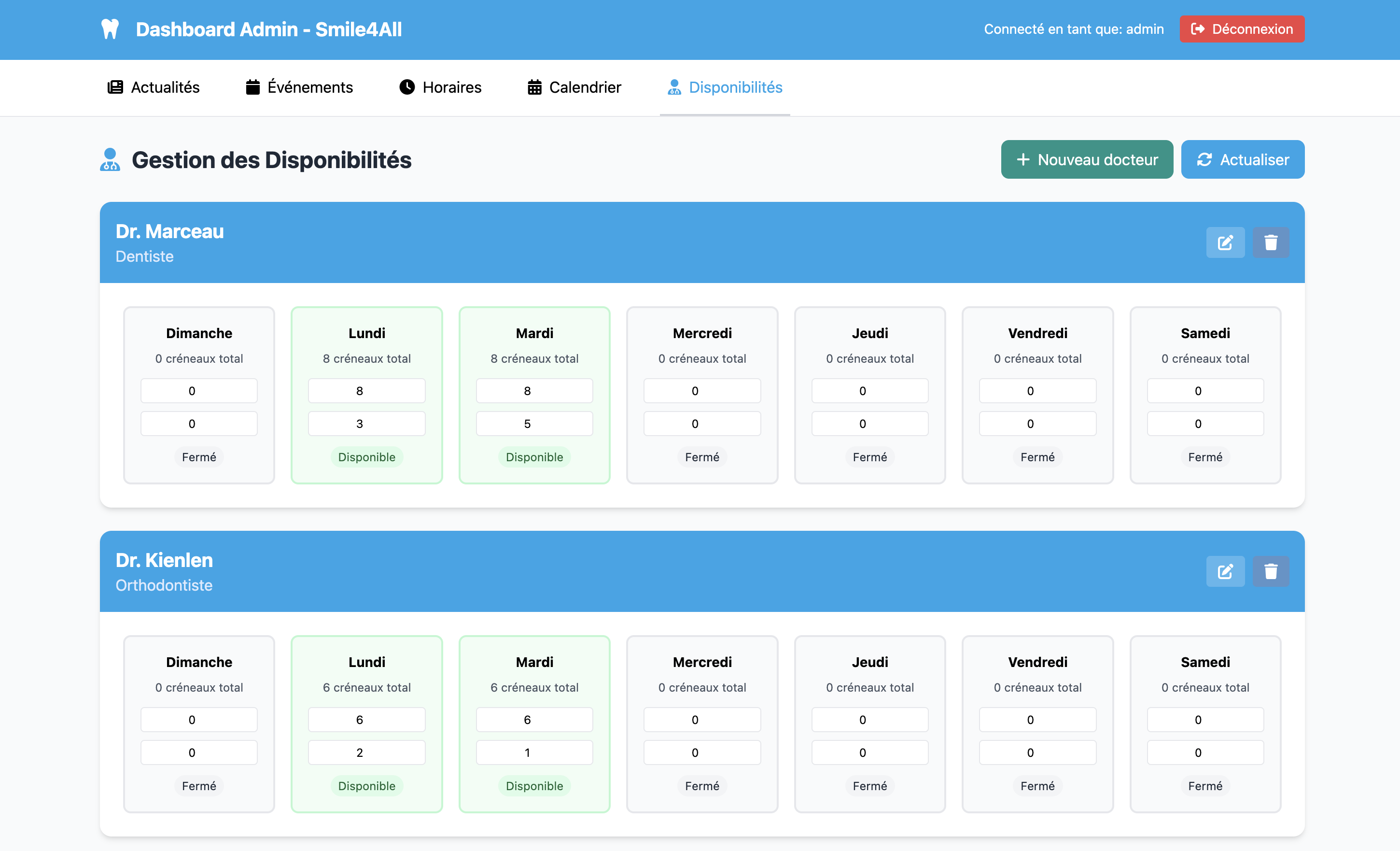 Système de rendez-vous